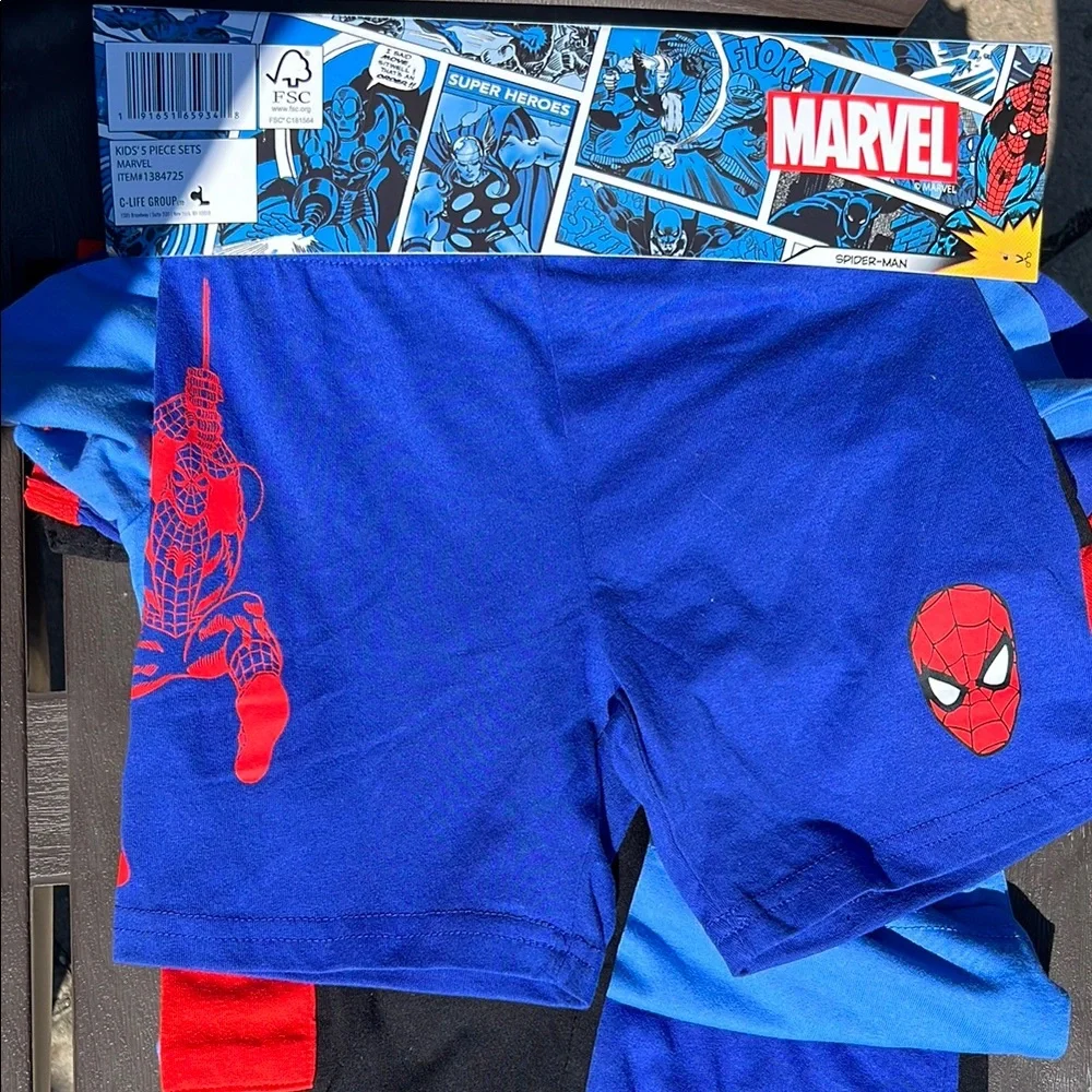 Marvel Kids Spider-Man Graphic Tee - Black & Red